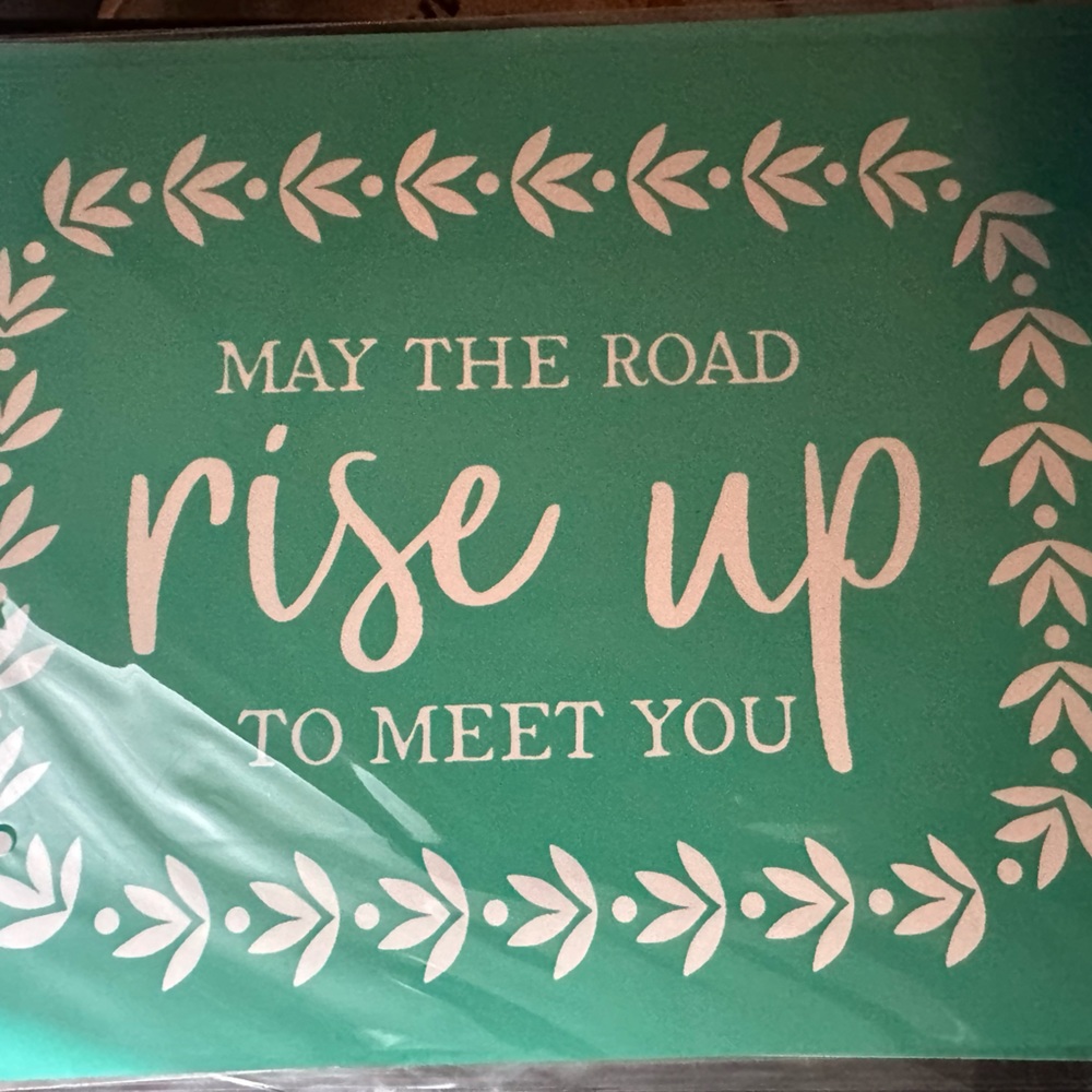 Chalk Couture Transfer NIP - May the Road rise up to meet you